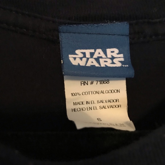 Star Wars Darth Vadar Tee Small - Picture 3 of 5
